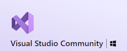 Microsoft Visual Studio Community Edition picture (for illustrative purposes only)